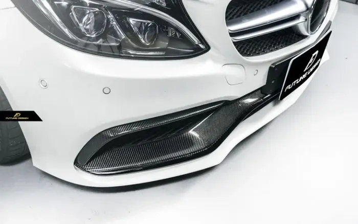 Mercedes-Benz-C63-W205-S205-C205-A205-Future-Design-Carbon-Fibre-Front-Bumper-Centre-Trim-And-Fog-Trim-Sur (4).webp