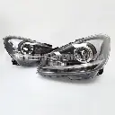 W204 Headlight Upgrade DRL LED Tube Projector Fits For 2012-2014 Mercedes C180, C250, C300, C350, C63