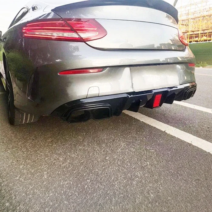 Mercedes Benz C-Class (C205/A205) BRABUS Style Carbon Fibre Rear Diffuser 
