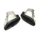 Mercedes Benz GLE-Class/GLE43 (W166/C292) OEM+ Black Chrome Exhaust Tips 