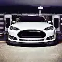 Tesla Model S (PFL) REVO Style Carbon Fibre Front Lip Spoiler 