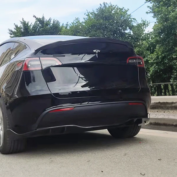 Tesla Model Y V Style Carbon Fibre Rear Diffuser 