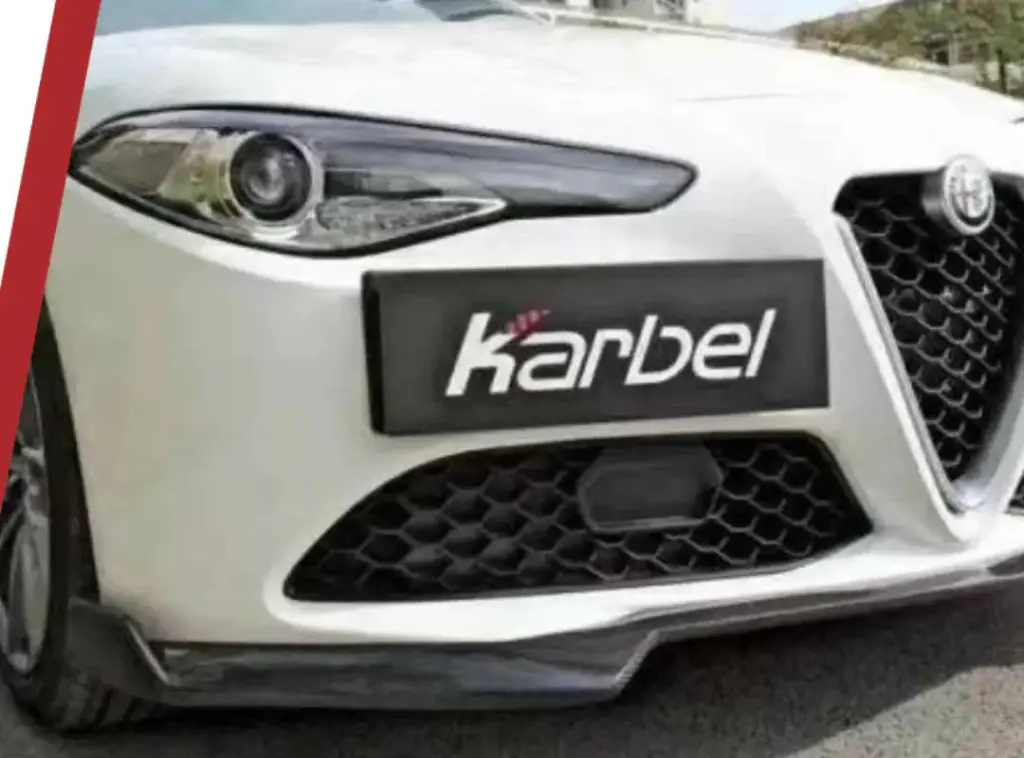 AUTHENTIC KARBEL CARBON FRONT LIP for ALFA ROMEO GIULIA 952 2016+