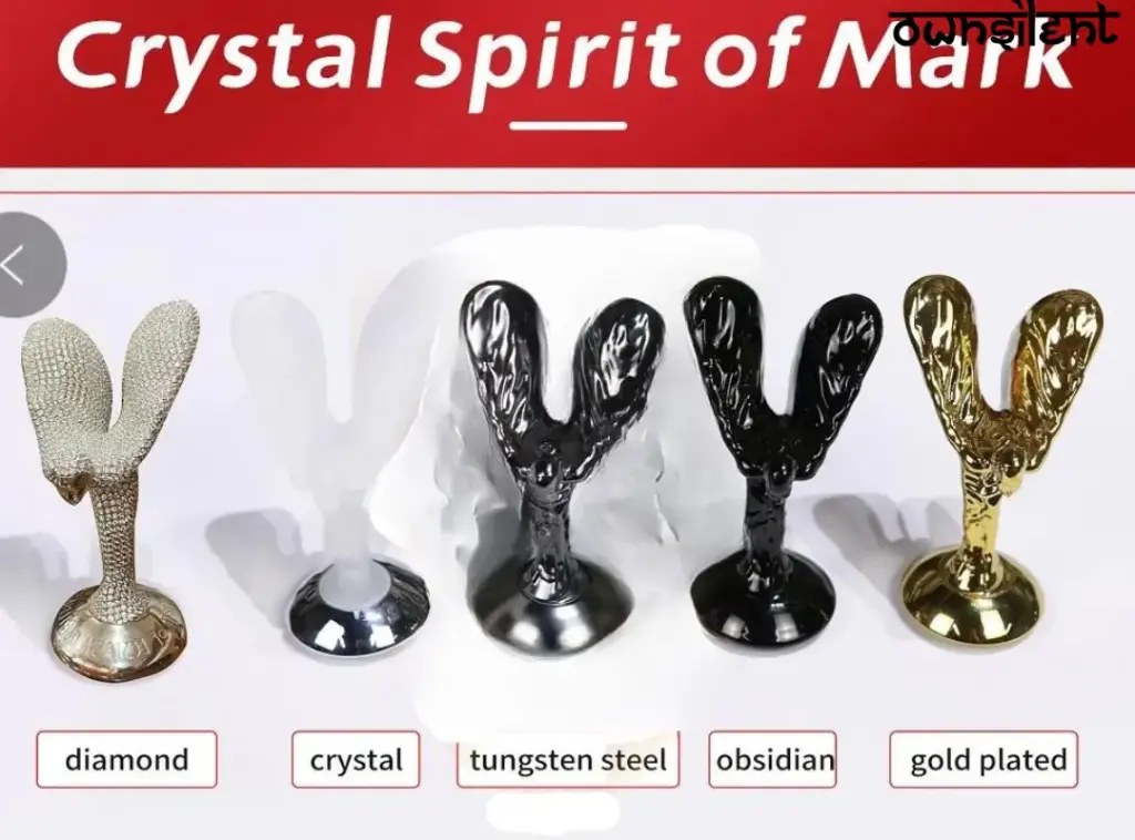 CRYSTAL SPIRIT OF ECSTASY FOR ROLLS-ROYCE