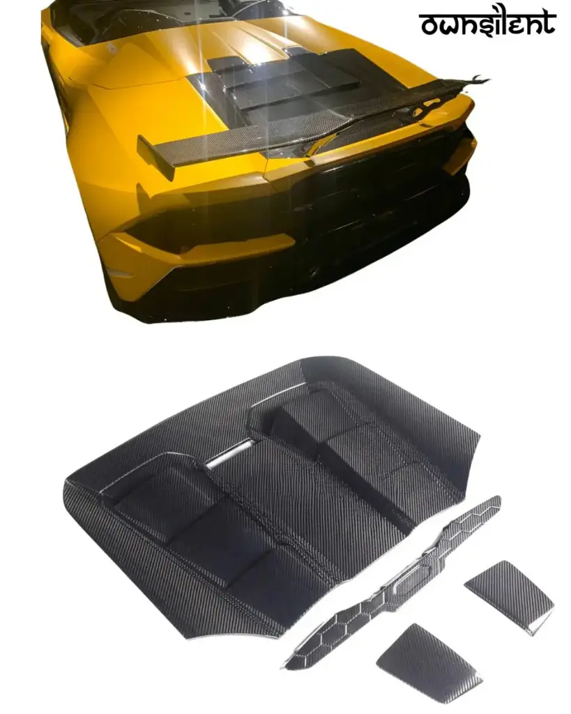 DRY CARBON ENGINE COVER FOR LAMBORGHINI HURACAN EVO LP610 LP640 LP580