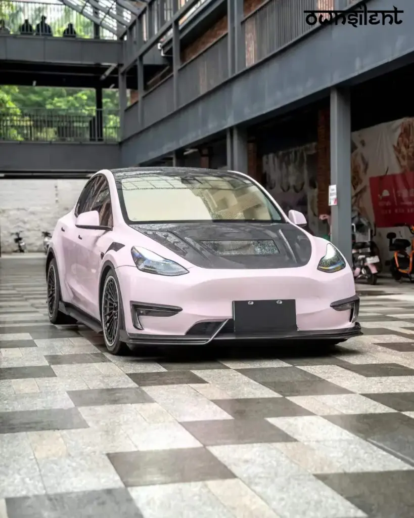 CARBON FIBER FRONT LIP FOR TESLA MODEL Y 2020+