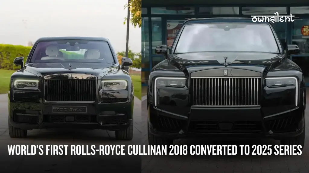 Rolls Royce Cullinan Old To New Facelift Body Kit Bumper Head Lights Grille 
