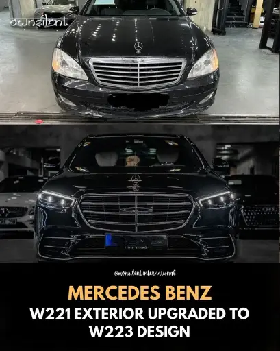 Mercedes-Benz w221 Facelift Interior Exterior To W223