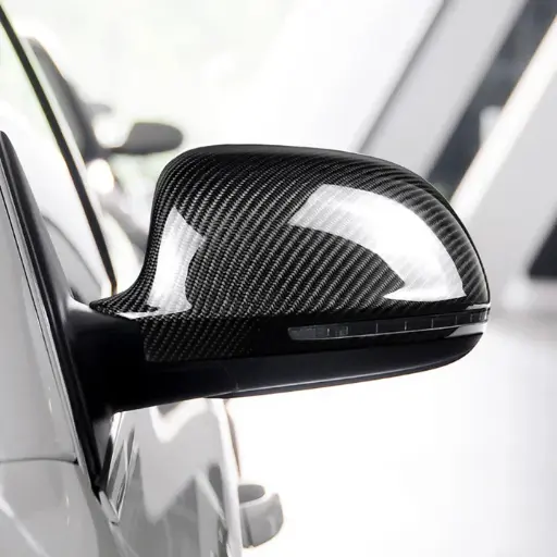 Audi A3/S3/RS3 (8P) Pre-Facelift Replacement Carbon Fibre Mirror Covers 