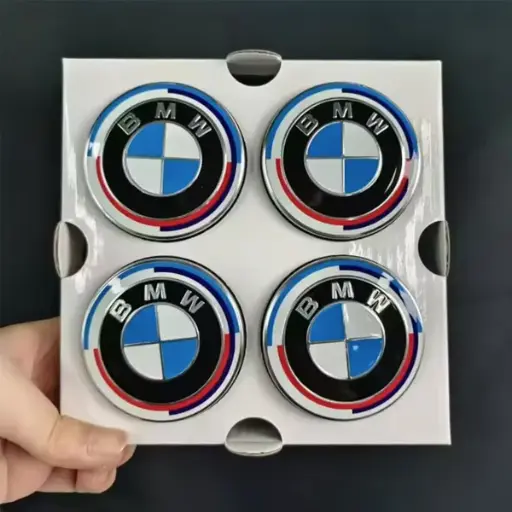 BMW 50th Anniversary Style Floating/Levelling Wheel Centre Caps 