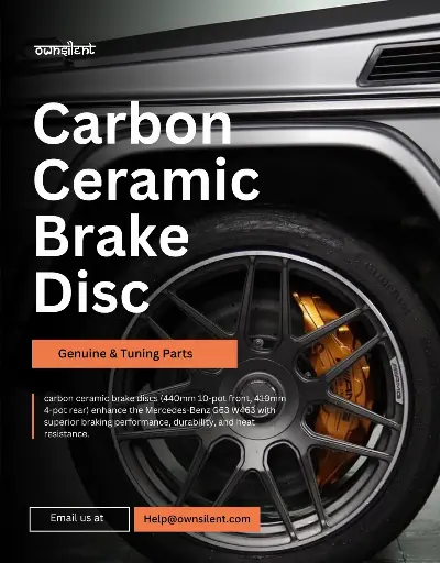 Carbon Ceramic Brake Discs for Mercedes-Benz G63 W463