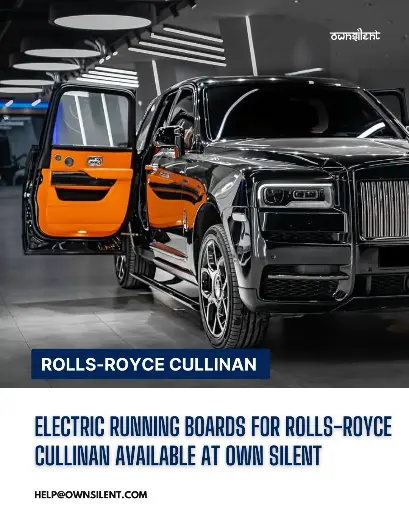 Rolls-Royce Cullinan Electric Side Steps Running Boards RRC-RB-18