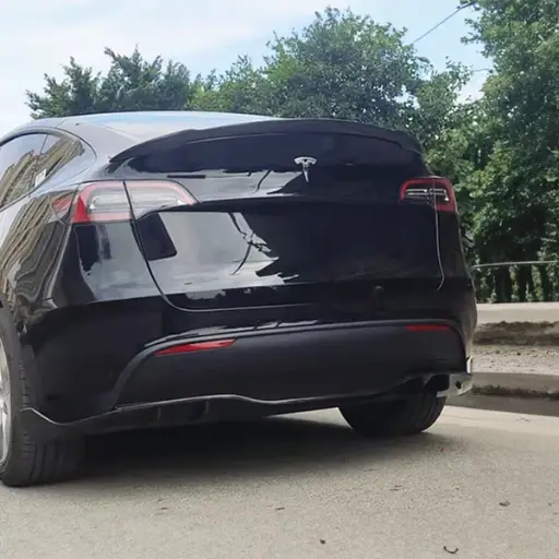 Tesla Model Y V Style Carbon Fibre Rear Diffuser 