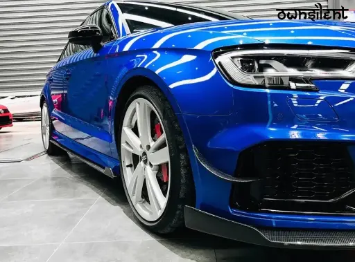 CARBON FIBER FRONT CANARDS for AUDI RS3 2019-2020 | BKSS STYLE