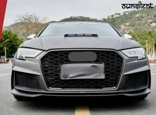 AUTHENTIC KARBEL CARBON FRONT BUMPER for AUDI A3 S3 8V SEDAN 2017 - 2019