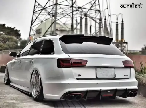 KARBEL CARBON DRY CARBON FIBER REAR DIFFUSER FOR AUDI S6 & A6 S-LINE & A6 AVANT 2016-2018 C7.5