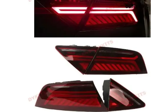 TAIL LIGHTS WITH SEQUENTIAL LED for AUDI A7 4G8 | S7 | RS7 4G 2010 - 2015 | LCI FACELIFT STYLE