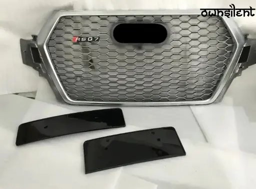 REAR DIFFUSER WITH EXHAUST TIPS for AUDI Q7 4M 2015 - 2019 | RSQ7 STYLE